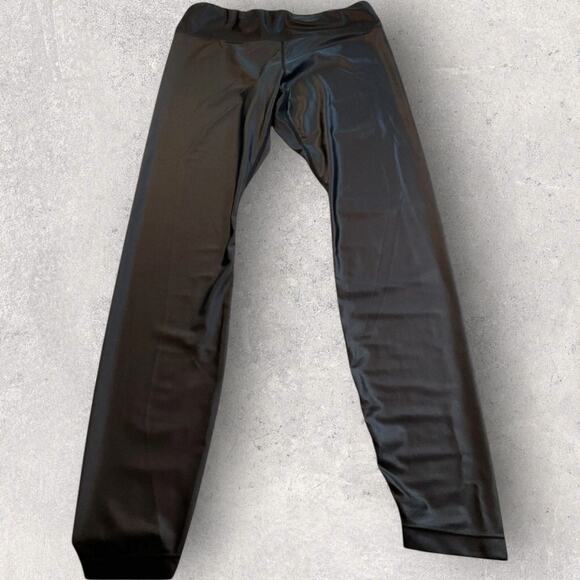 Kira Grace Santeen Black Leggings Women’s M Made in USA High Waist Yoga Workout - Picture 7 of 9